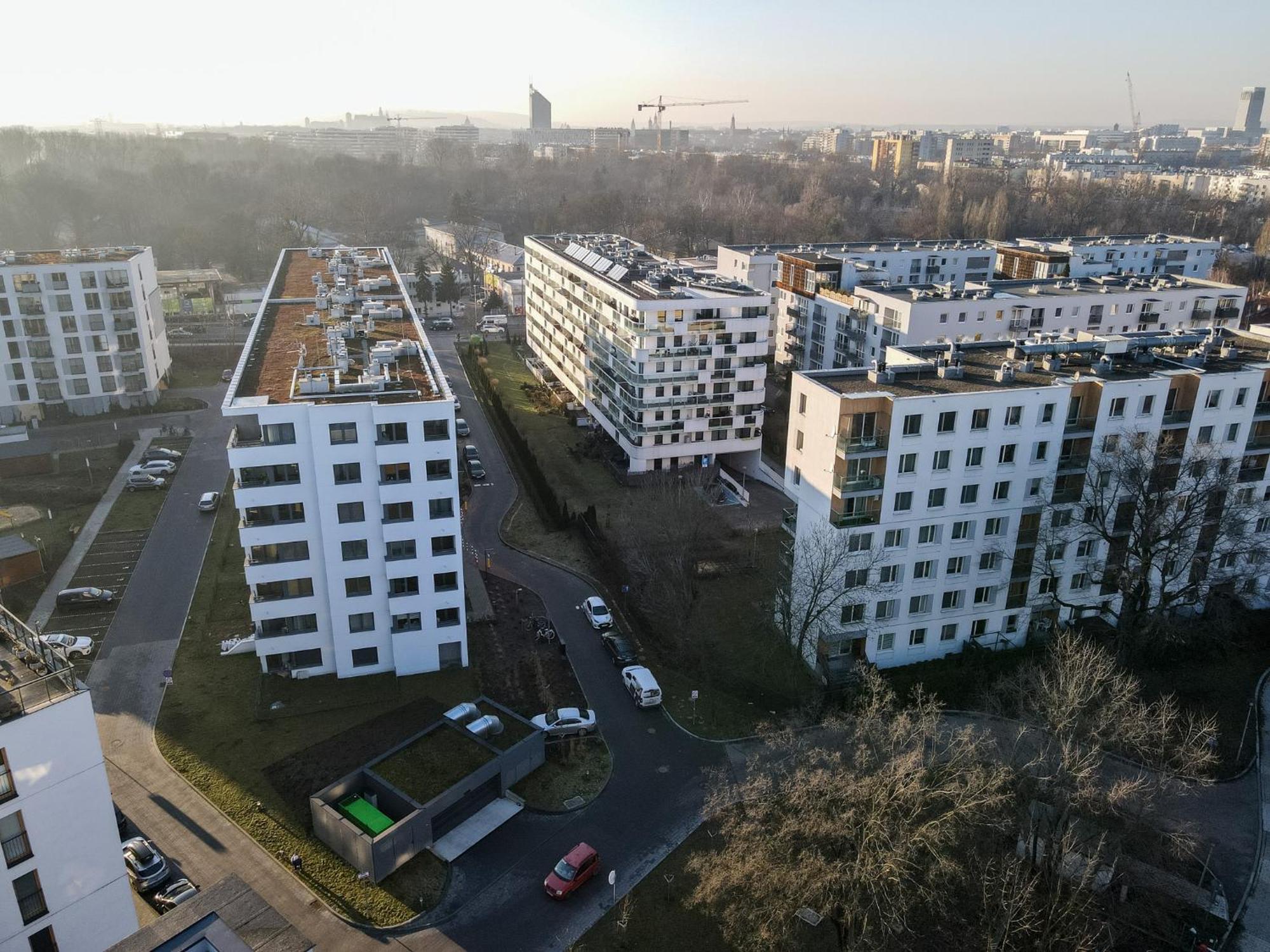 Dabie Park Residence Краков Экстерьер фото
